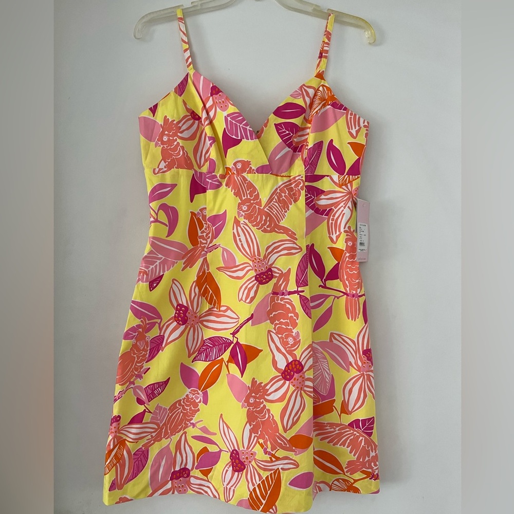 NWT Lilly Pulitzer Brett dress Pacific Wing 10 8